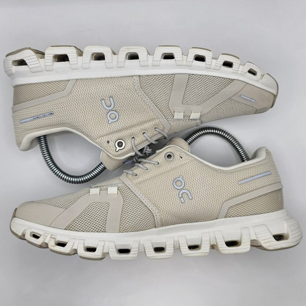 On Cloud 6 Pearl White Womens 7.5 UK 5.5 Running Shoes Sneakers Athletic - Picture 8 of 10